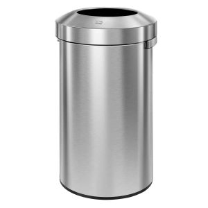 Urban Bin 120L Open Top Inox mờ