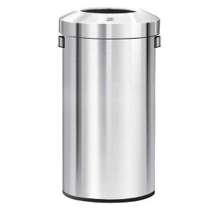 Urban Bin 120L Open Top Inox mờ