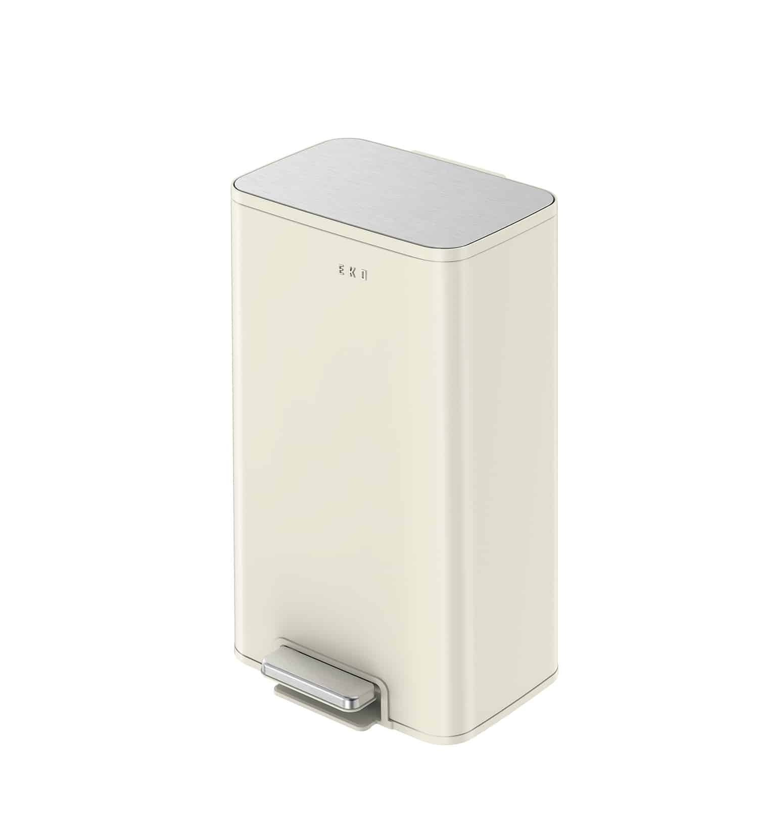 Marina Thùng rác đạp chân 30L Trắng kem