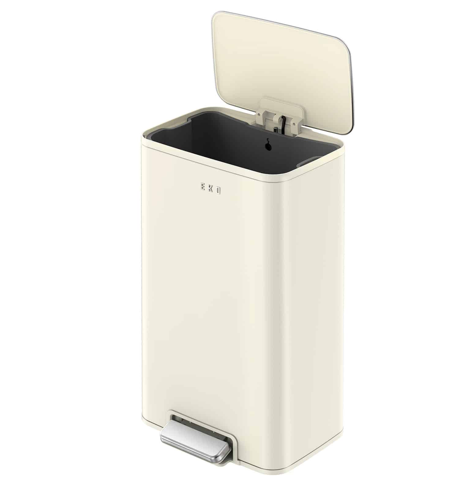 Marina Thùng rác đạp chân 30L Trắng kem