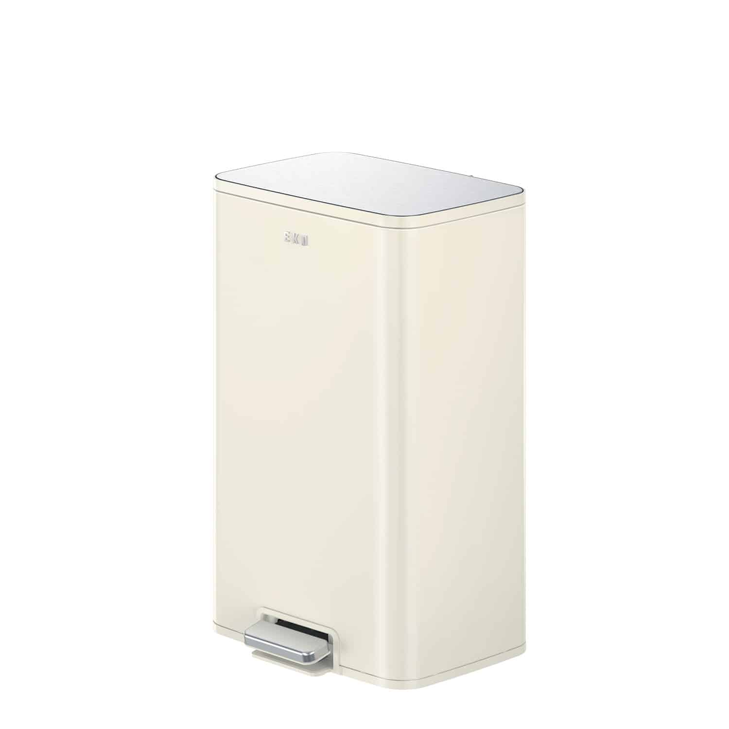 Marina Thùng rác đạp chân 50L Trắng kem