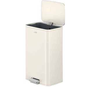 Marina Thùng rác đạp chân 50L Trắng kem