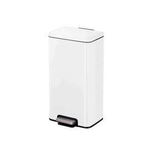 Madison Thùng rác đạp chân 30L Trắng mờ