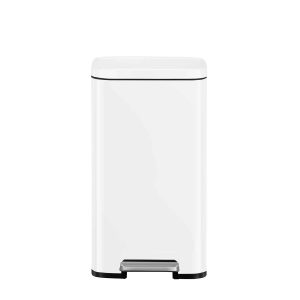 Madison Thùng rác đạp chân 30L Trắng mờ