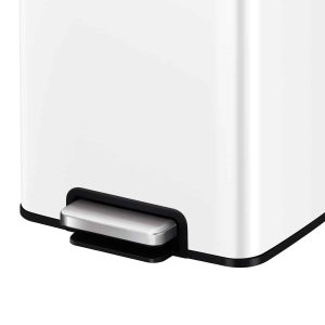 Madison Thùng rác đạp chân 30L Trắng mờ