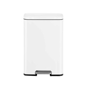 Madison Thùng rác đạp chân 50L Trắng mờ