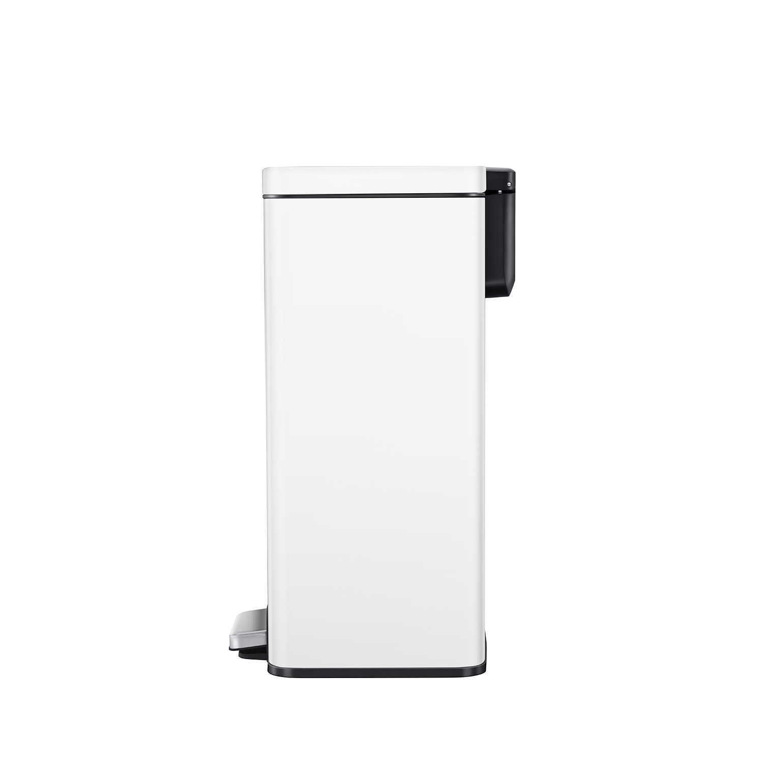 Madison Thùng rác đạp chân 50L Trắng mờ