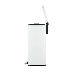 Madison Thùng rác đạp chân 50L Trắng mờ