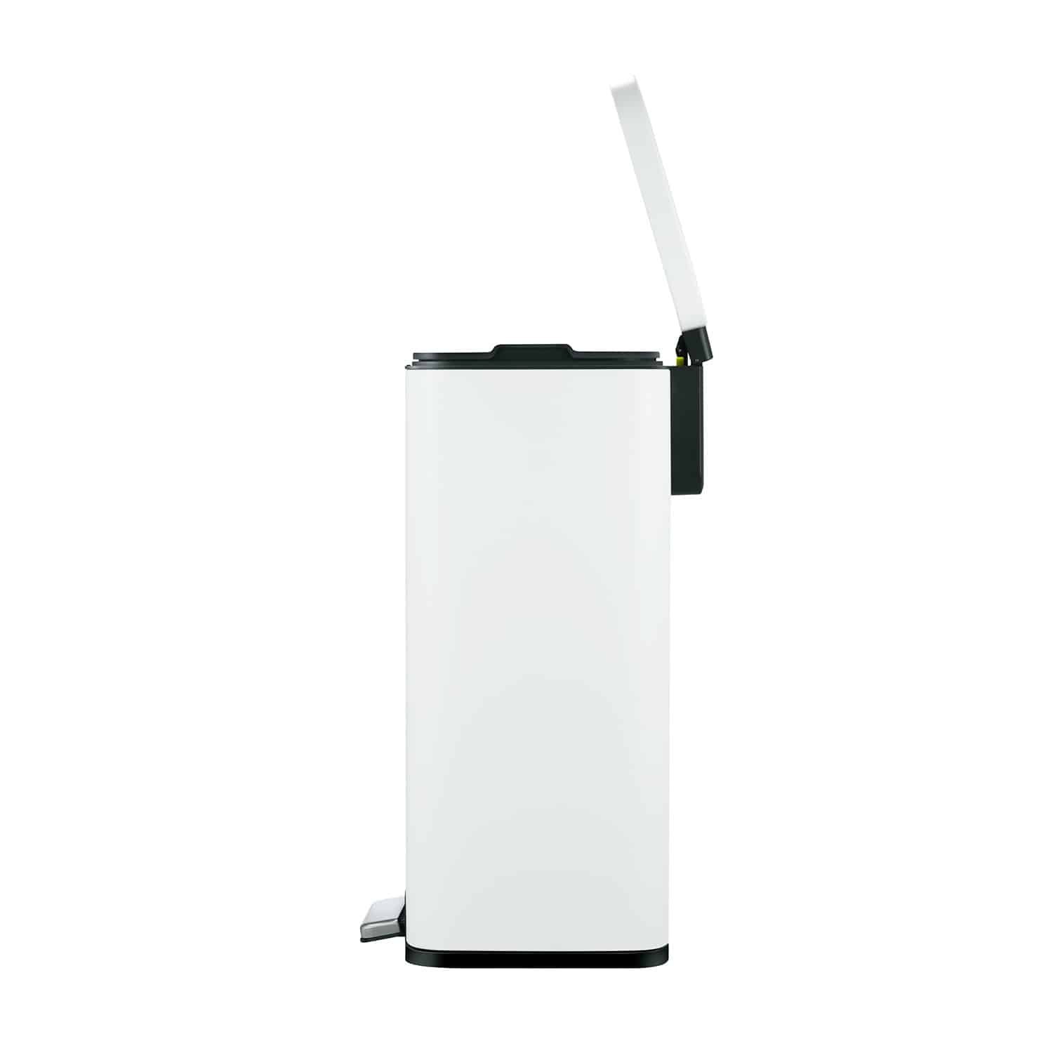 Madison Thùng rác đạp chân 50L Trắng mờ