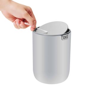 Fandy Thùng rác để bàn 2,2L Xám