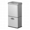 Vintage Thùng rác cảm biến 32+18L Inox mờ