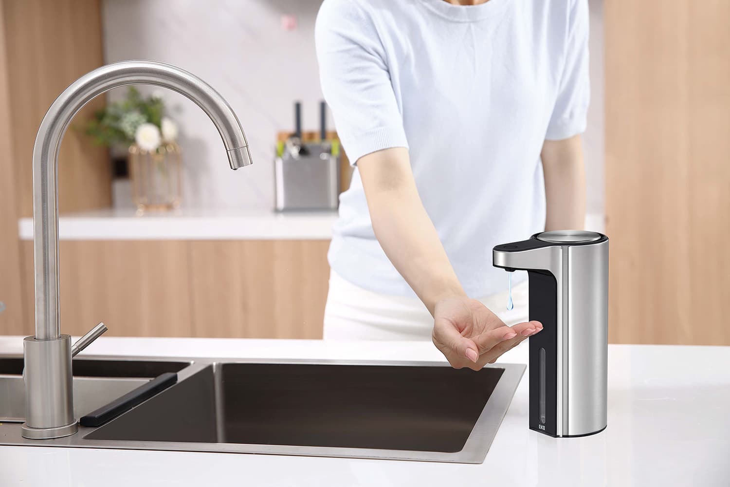 Aroma Smart Bình đựng xà phòng 250ml Inox mờ