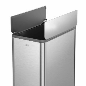 X-Wing Thùng rác đạp chân 45L Inox mờ