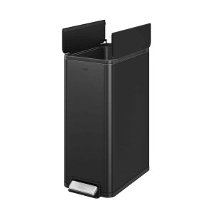 X-Wing Thùng rác đạp chân 45L Đen mờ