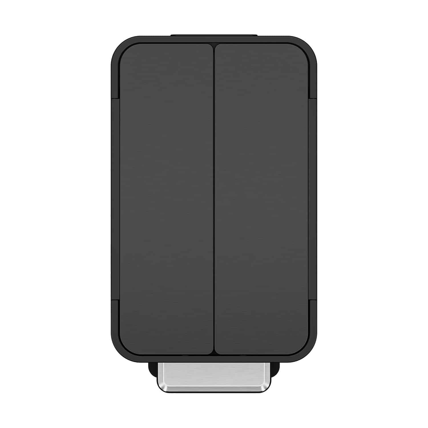 X-Wing Thùng rác đạp chân 45L Đen mờ