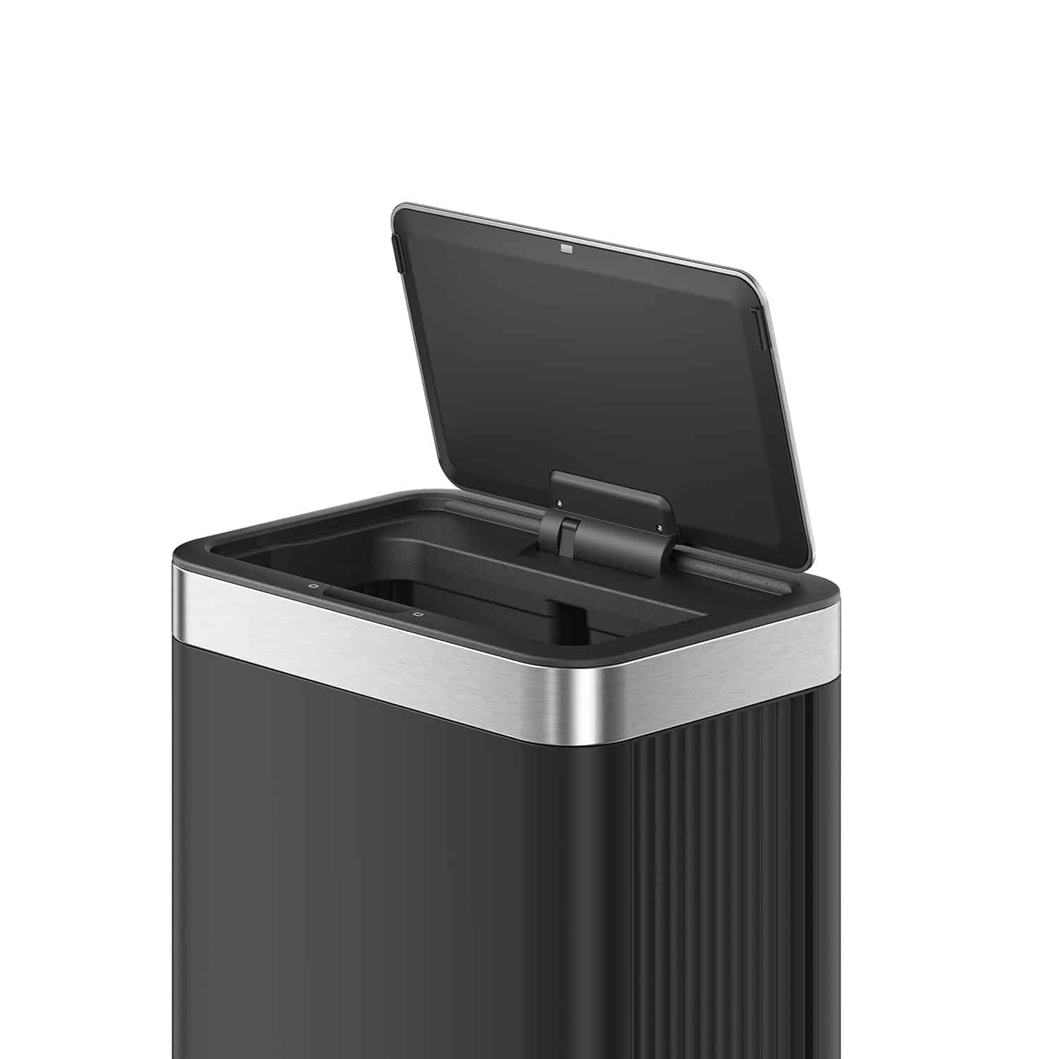 EcoNova Resin Thùng rác cảm biến 50L Đen