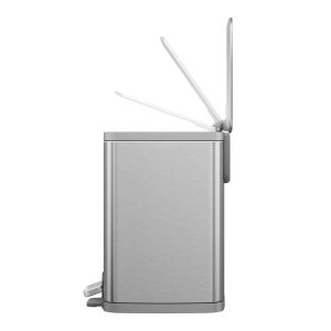 Stella X Thùng rác đạp chân 6L Inox mờ