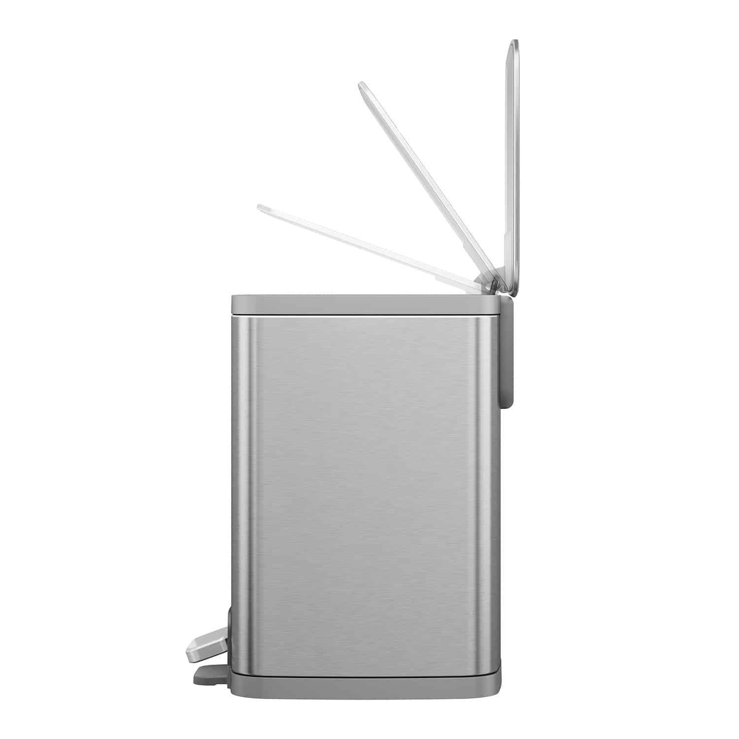 Stella X Thùng rác đạp chân 6L Inox mờ