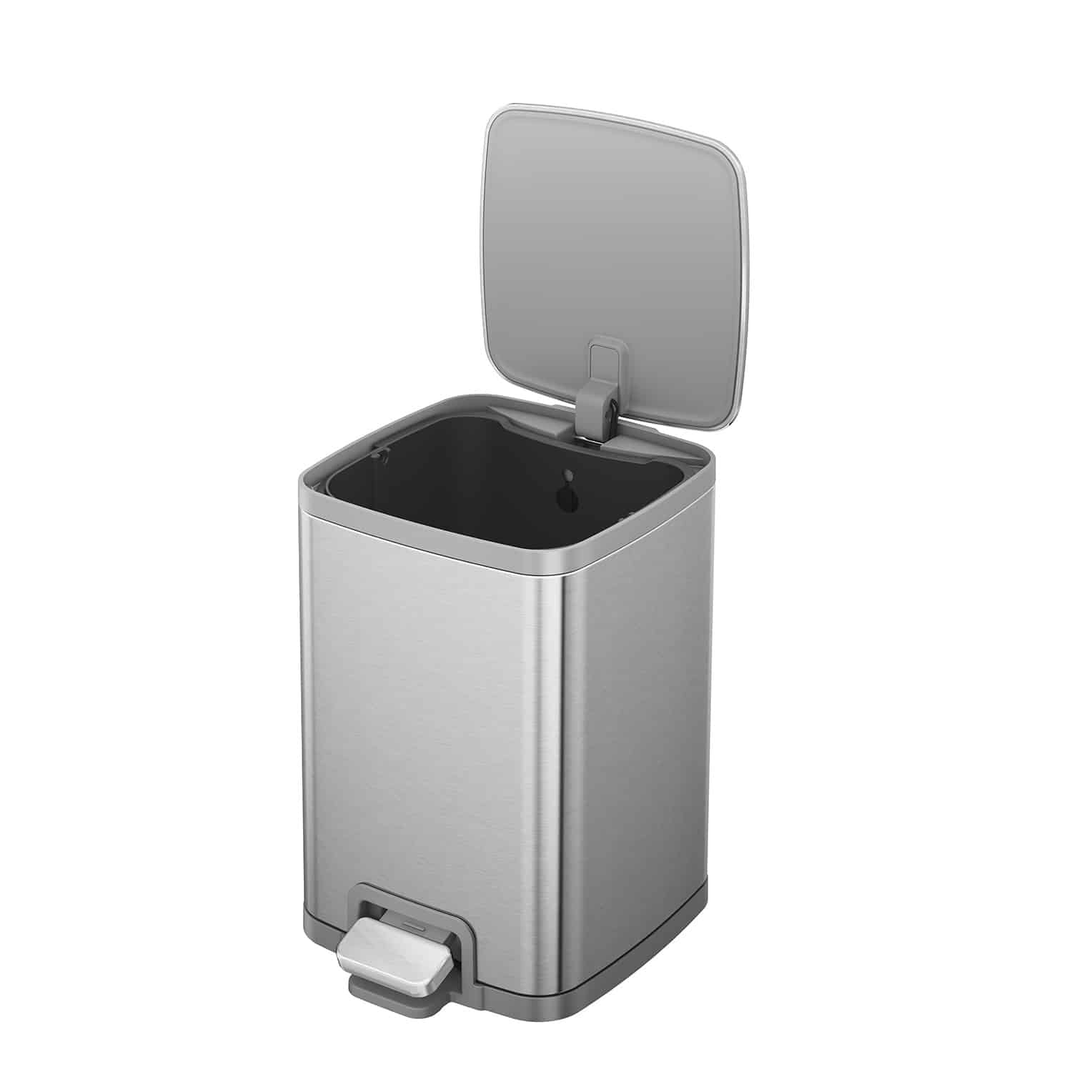 Stella X Thùng rác đạp chân 6L Inox mờ