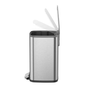 Stella X Thùng rác đạp chân 12L Inox mờ