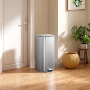 Stella X Thùng rác đạp chân 30L Inox mờ