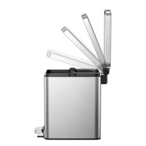 Genie Slim Thùng rác đạp chân 5L Inox mờ