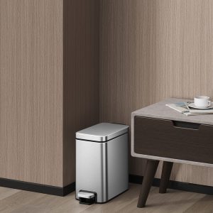 Genie Slim Thùng rác đạp chân 5L Inox mờ