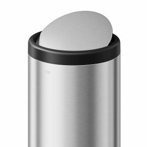 Villa Swing Top Bin 40L Inox mờ
