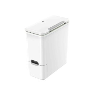 Thùng rác phân loại nắp chạm Stackstore 9L – Trắng