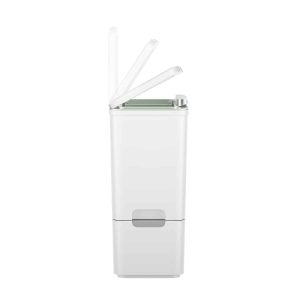 Thùng rác phân loại nắp chạm Stackstore 9L – Trắng
