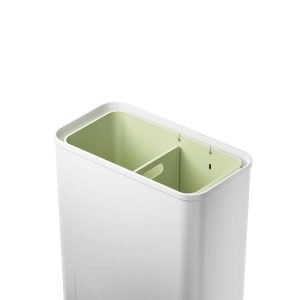 Thùng rác phân loại nắp chạm Stackstore 9L – Trắng