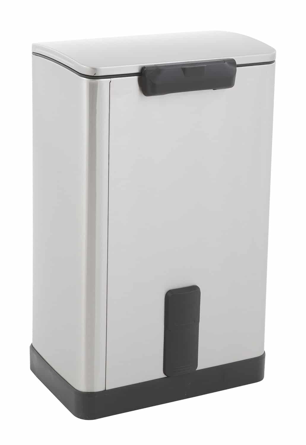 E-Cube Thùng rác đạp chân 40L Inox mờ