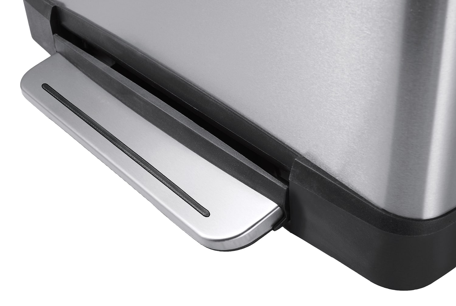 E-Cube Thùng rác đạp chân 40L Inox mờ
