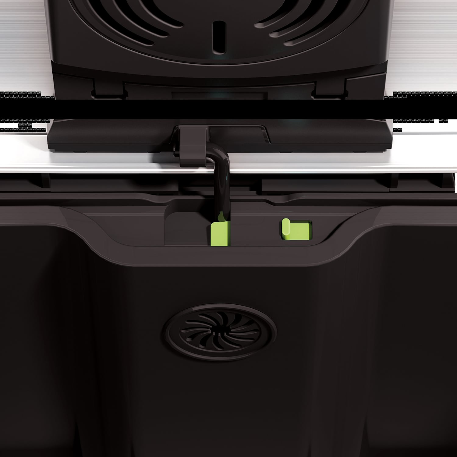 E-Cube Thùng rác đạp chân 40L Inox mờ