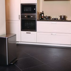 E-Cube Thùng rác phân loại đạp chân 28+18L Inox mờ