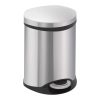 Shell Bin Thùng rác đạp chân 6L Inox mờ