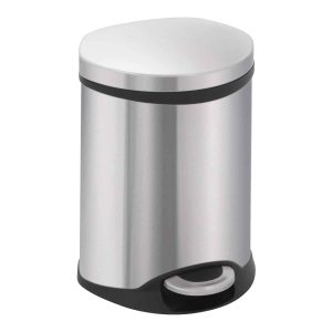 Shell Bin Thùng rác đạp chân 6L Inox mờ