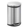 Shell Bin Thùng rác đạp chân 10L Inox mờ