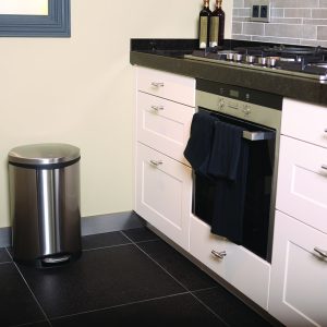 Shell Bin Thùng rác đạp chân 18L Inox mờ