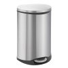 Shell Bin Thùng rác đạp chân 50L Inox mờ