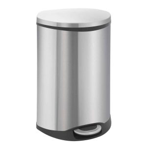 Shell Bin Thùng rác đạp chân 50L Inox mờ