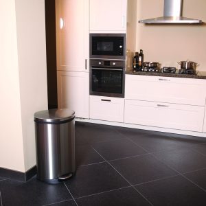 Shell Bin Thùng rác đạp chân 50L Inox mờ
