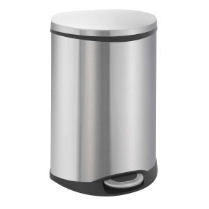 Shell Bin Thùng rác phân loại đạp chân 22+22L Inox mờ