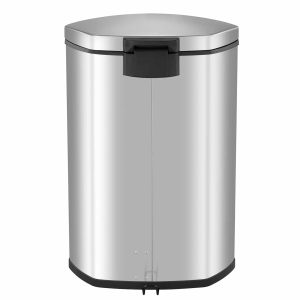 Shell Bin Thùng rác phân loại đạp chân 22+22L Inox mờ