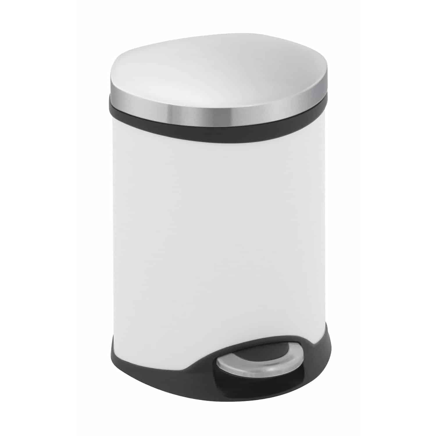 Shell Bin Thùng rác đạp chân 6L Trắng