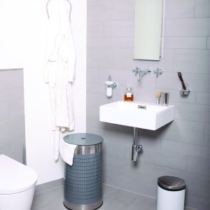 Shell Bin Thùng rác đạp chân 6L Trắng