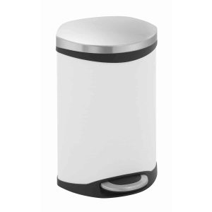 Shell Bin Thùng rác đạp chân 10L Trắng