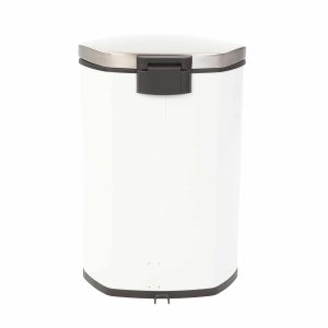 Shell Bin Thùng rác phân loại đạp chân 22+22L Trắng