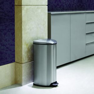 Grace Thùng rác đạp chân 35L Inox mờ