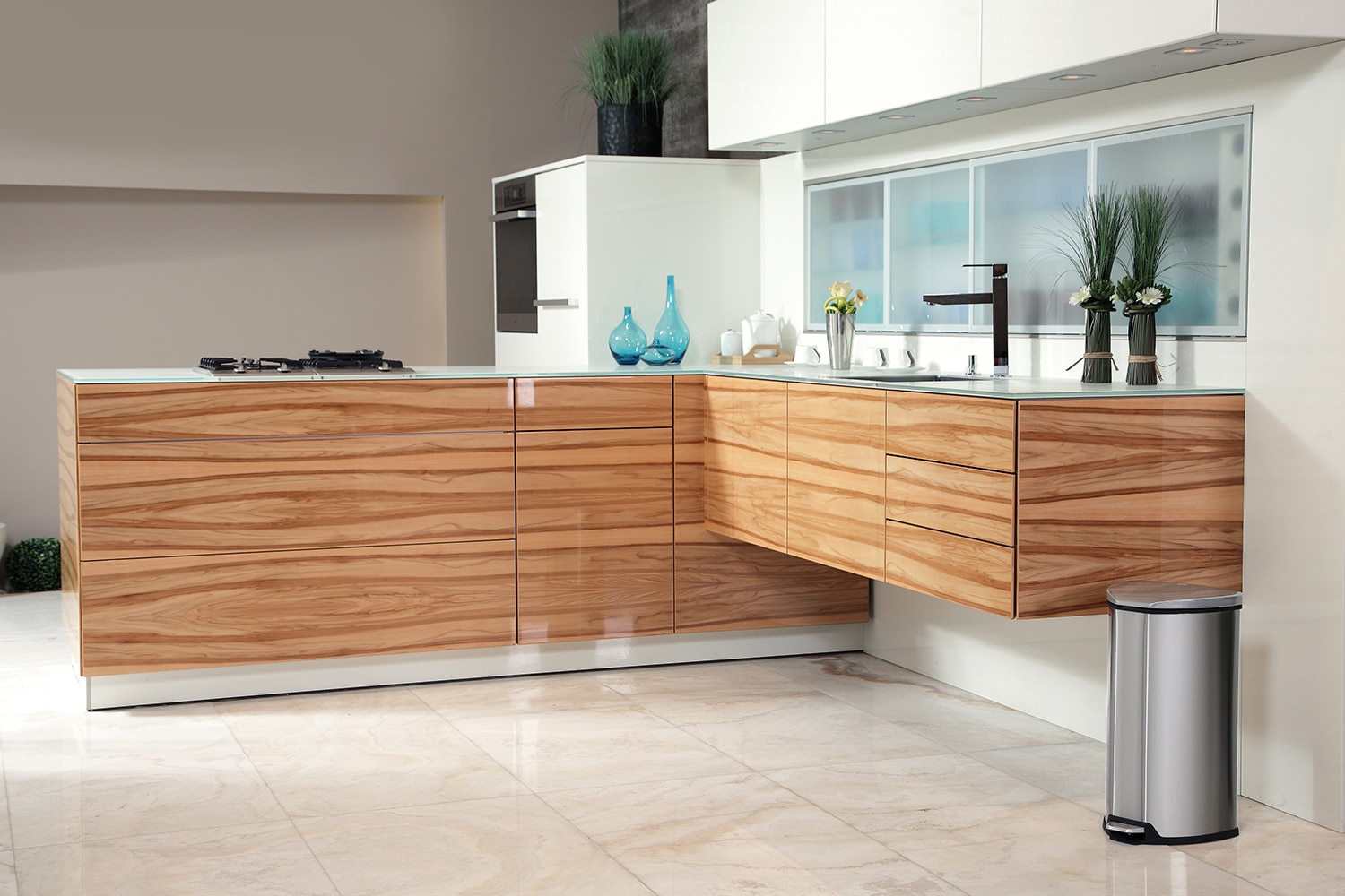 Grace Thùng rác đạp chân 35L Inox mờ